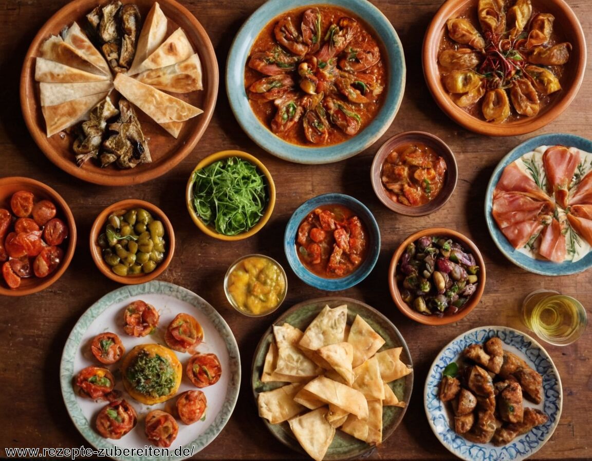 Tapas: Kleine, vielfältige Appetithäppchen - Die besten spanischen Gerichte